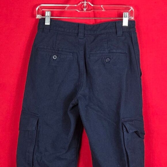 ARITZIA TNA Troop Cargo Pant Navy Blue Womens Size 2 Utility‎ Workwear - Picture 8 of 10